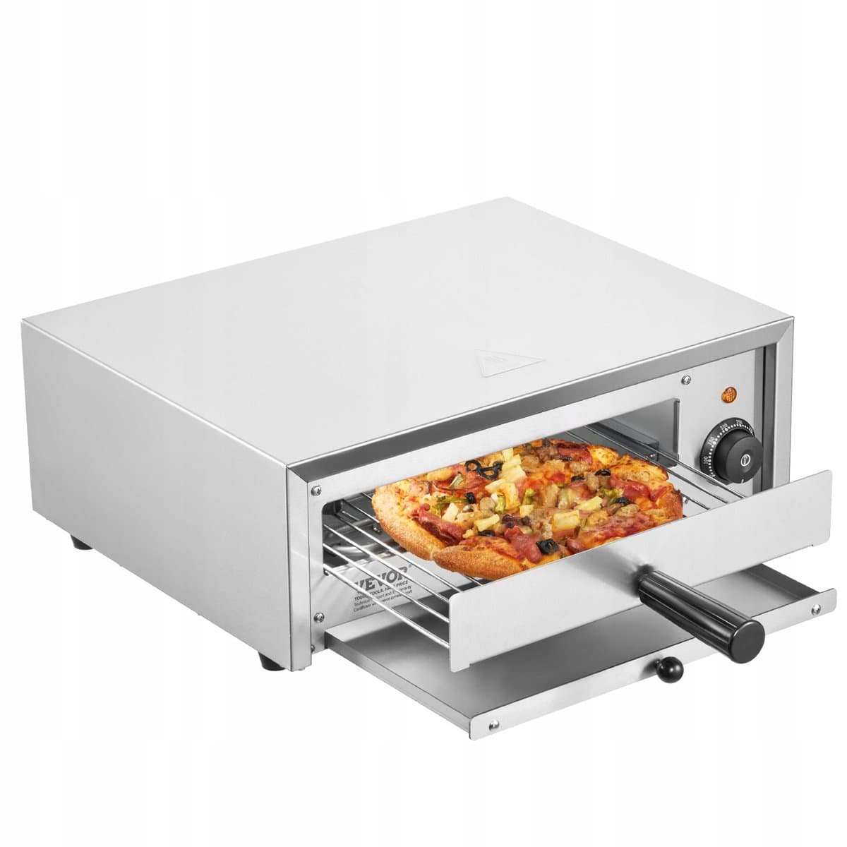 PIEC ELEKTRYCZNY DO PIZZY VEVOR 12 CALI 1500W REGULACJA TEMPERATURY STAL