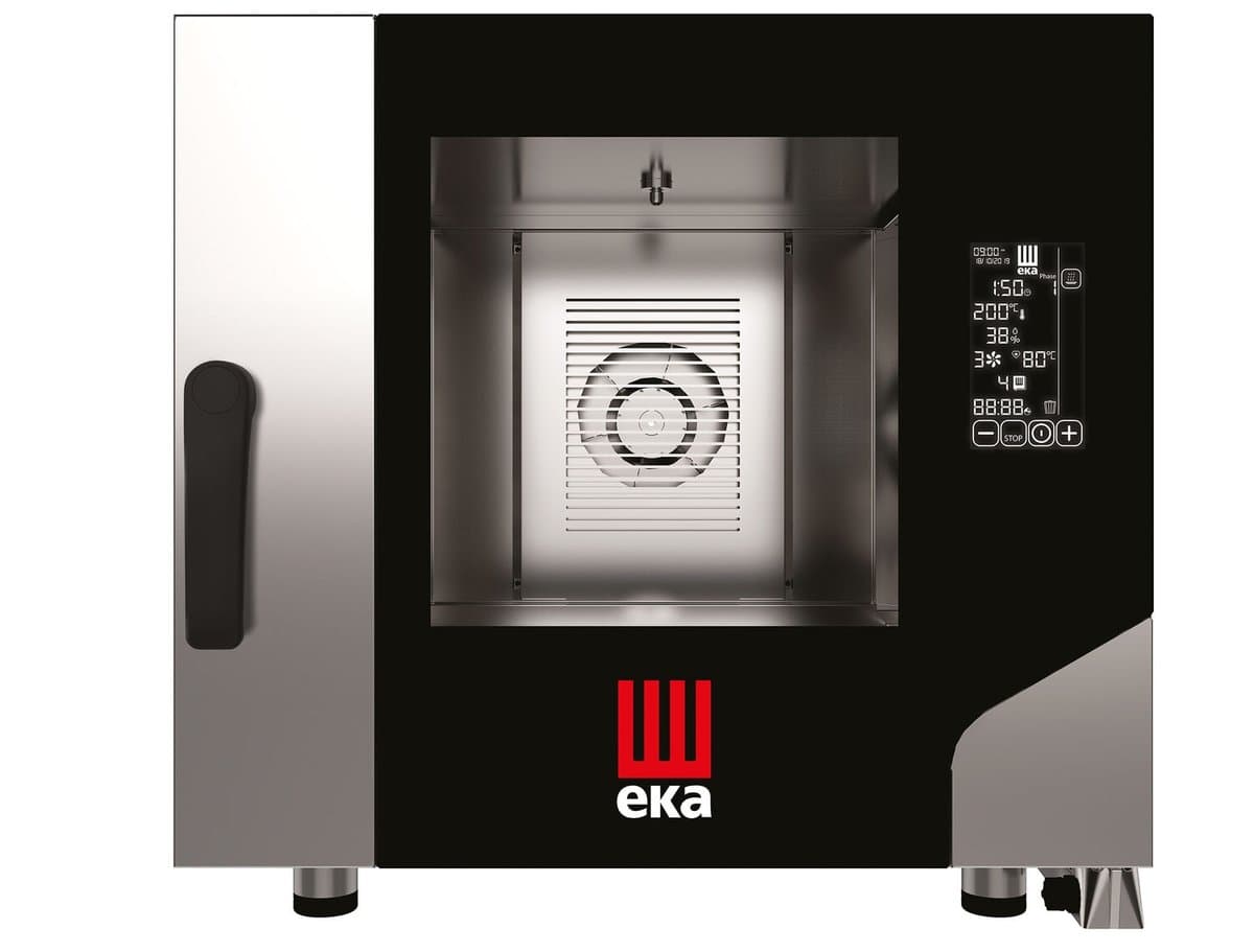 Piec konwekcyjno-parowy Millennial Black Mask Gastro 5× GN 1/1 Tecnoeka, 400V/7800W, 730x849x(H)700mm