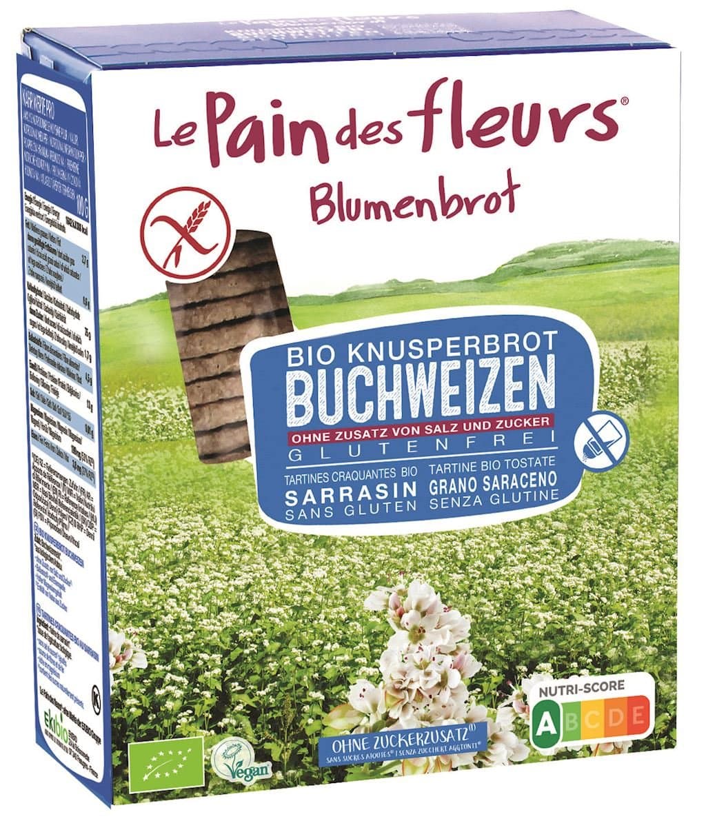 Pieczywo Chrupkie Proteinowe Gryczane Bez Dodatku Soli I Cukru Bezglutenowe Bio 150 G - Le Pain Des Fleurs