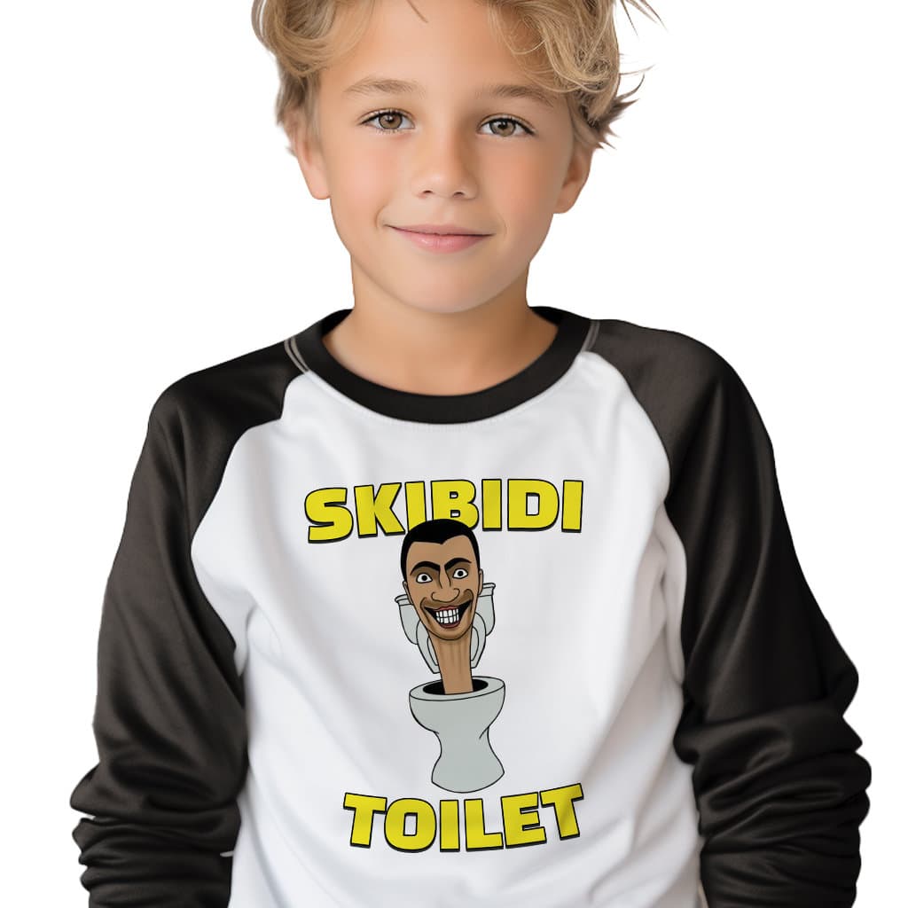 Piżama Czarna SKIBIDI TOILET MAN Prezent Na Święta Dla Dziecka Wz - 116 cm