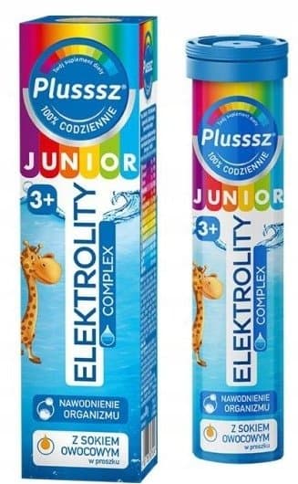 Plusssz Junior Elektrolity Complex Od 3 R. 20szt.