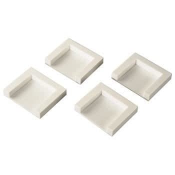 Płytka mocująca do suszarki na klej - HAMA - XAVAX 00111310 - Biała - 4 sztuki
