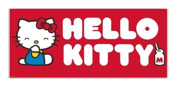 Podkładka pod myszkę gamingowa XXL Hello Kitty Milk podkladka pod mysz 80x36 cm