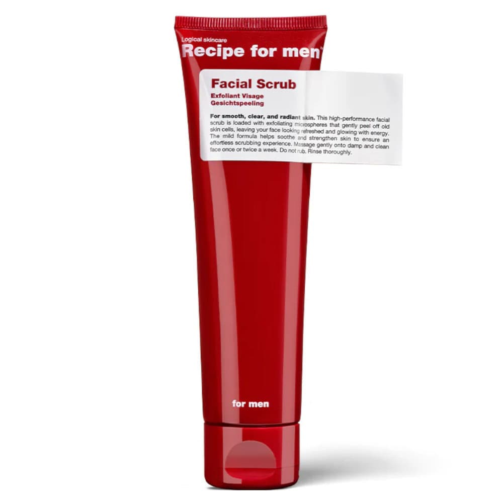 Recipe for men: Facial Scrub - Peeling do twarzy dla mężczyzn, 100ml