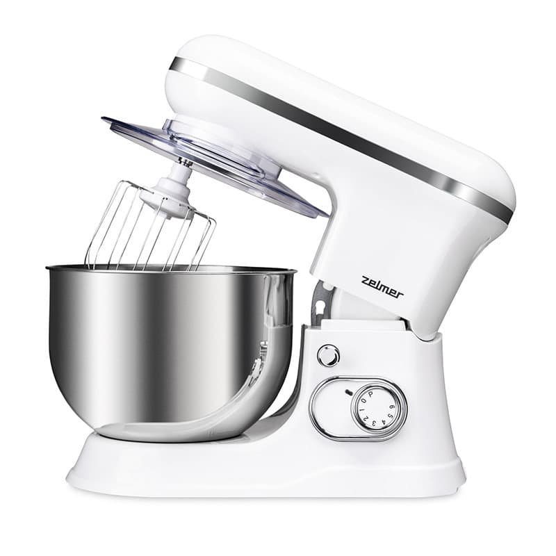 Robot kuchenny planetarny Zelmer ZKR1350 1200W Biały Misa 5L Smart Mix