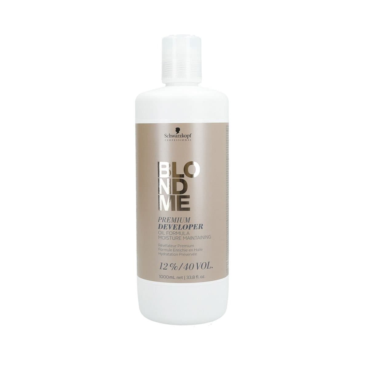 Schwarzkopf Professional, BlondME, kremowy utleniacz do włosów 12%, 1000 ml