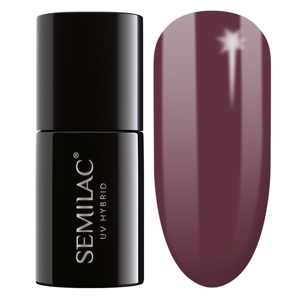 Semilac, Uv Hybrid, Lakier Hybrydowy, 030 Dark Chocolate, 7 ml