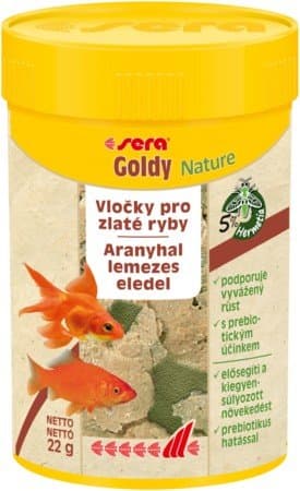 Sera Goldy Nature PŁATKI PREMIUM dla ZŁOTYCH RYBEK 100ml/22g