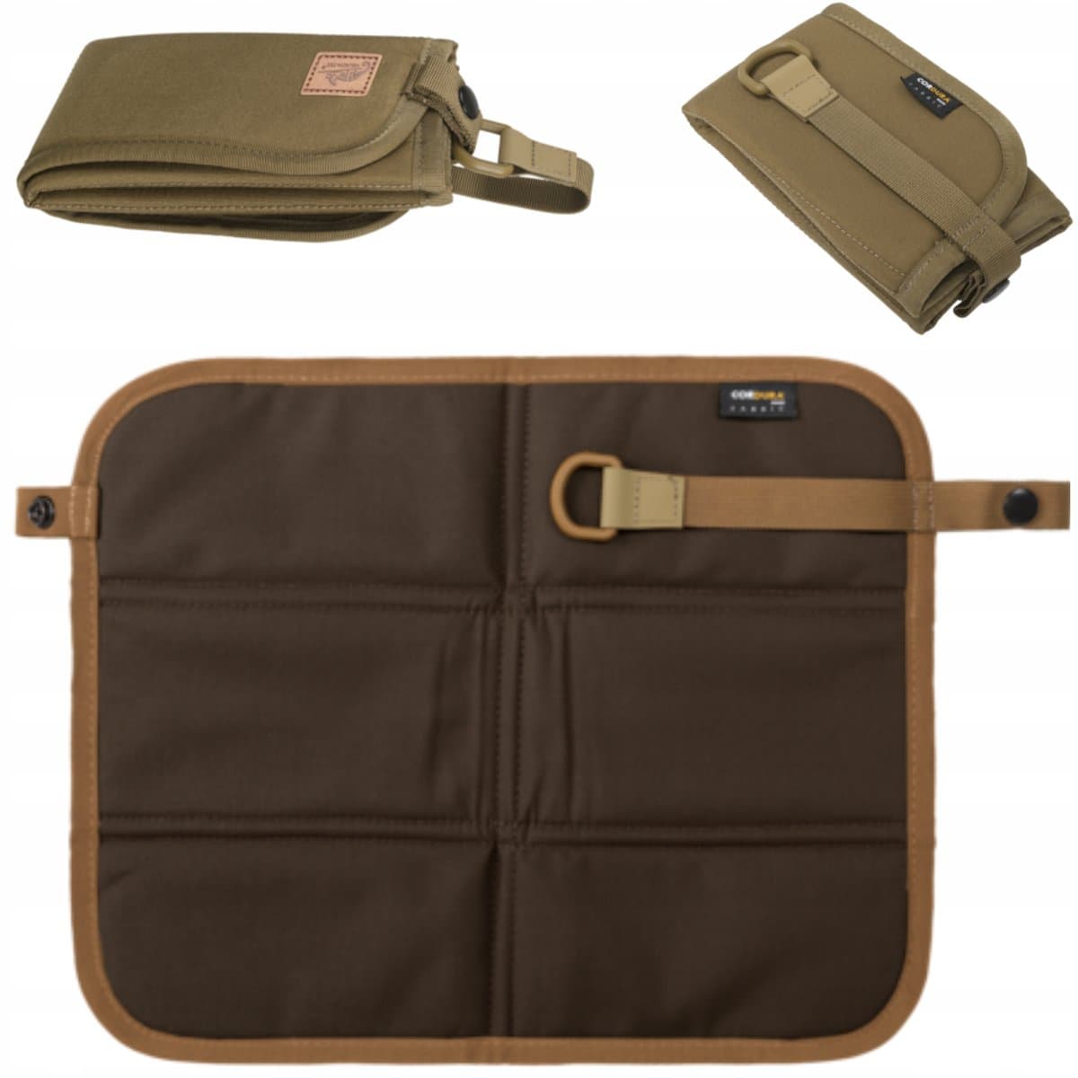 SIEDZISKO TURYSTYCZNE VAGABOND SEAT PAD MATA SKŁADANA PORĘCZNA 35X29 BROWN