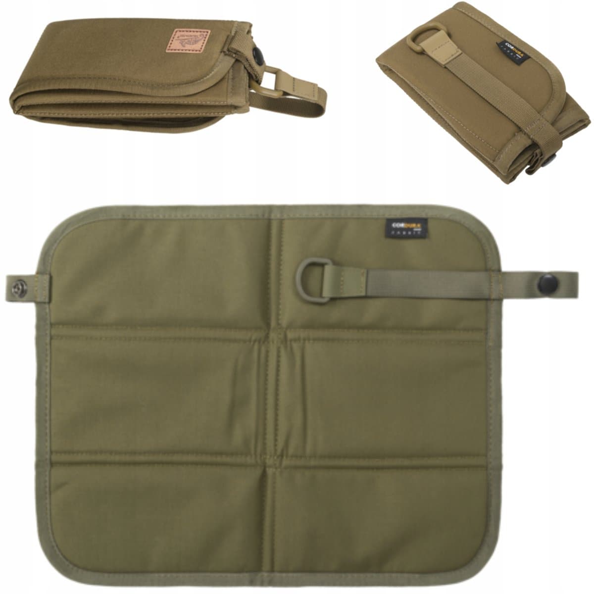 SIEDZISKO TURYSTYCZNE VAGABOND SEAT PAD MATA SKŁADANA PORĘCZNA 35X29 OLIVE