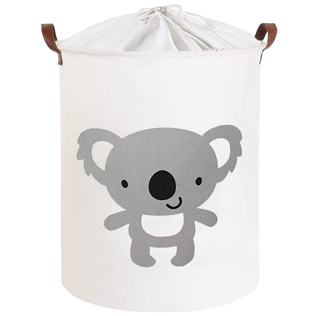 Sipo, Kosz Do Przechowywania Zabawek Z Uchwytami I Ściągaczem, Rozmiar Xl, Bawełniany, Koala
