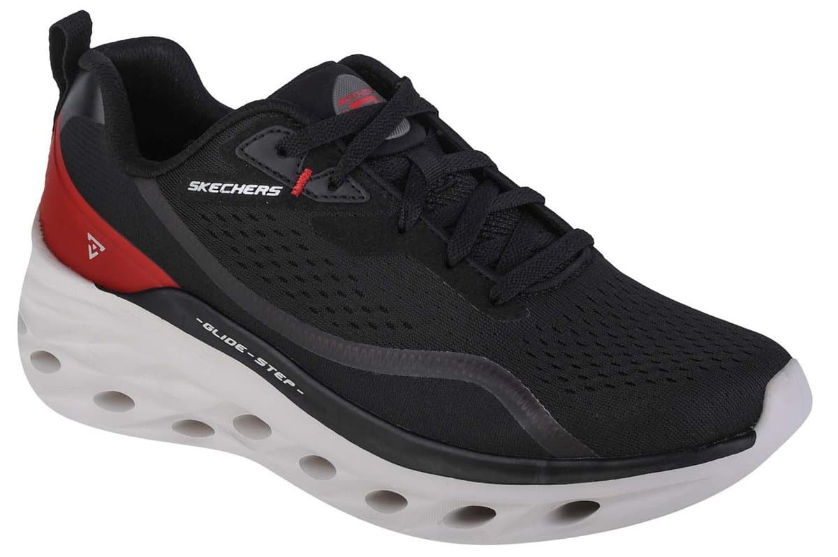Skechers Glide Step Swift - Midio 232636-BKRD, Męskie, buty do biegania, Czarne