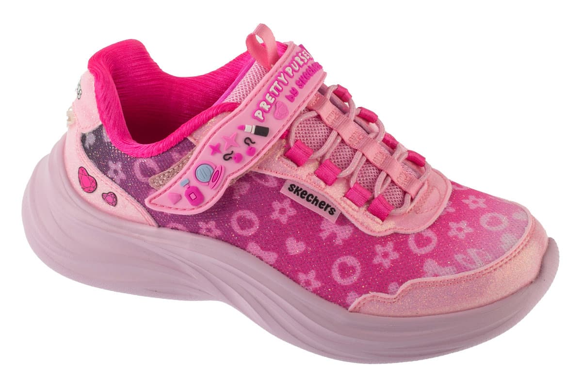 Skechers Power Jams 2.0 302199L-PKMT, dla dziewczynki, buty sneakers, Różowy