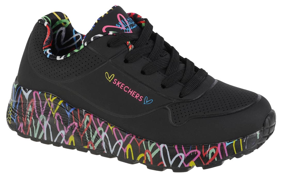Buty młodzieżowe Skechers UNO LITE 314976L-BKMT