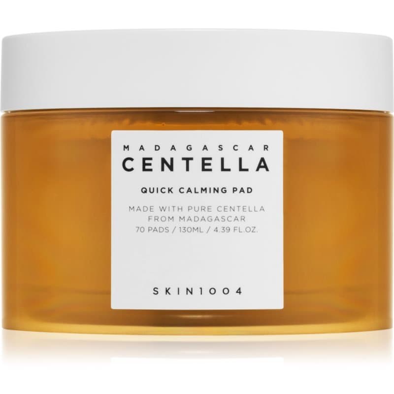 SKIN1004 Madagascar Centella Quick Calming Pad Płatki kojące z ekstraktem z wąkrotki azjatyckiej, 70 szt.