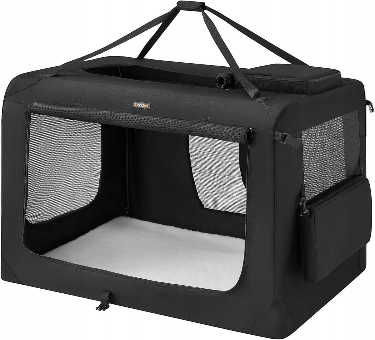 SKŁADANY TRANSPORTER DLA PSA XXXXL 122 x 79 x 79 Z TKANINY OXFORD PRZENOŚNY