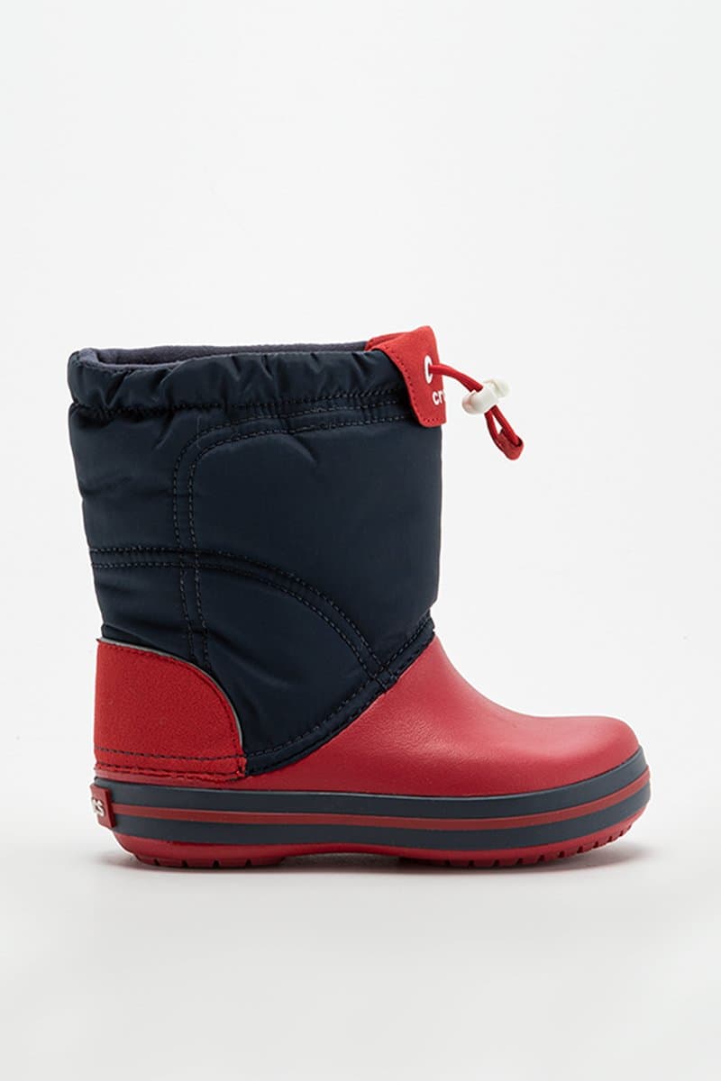 ŚNIEGOWCE DZIECIĘCE CROCS Crocband Lodgepoint Boot Navy/Red 29-30