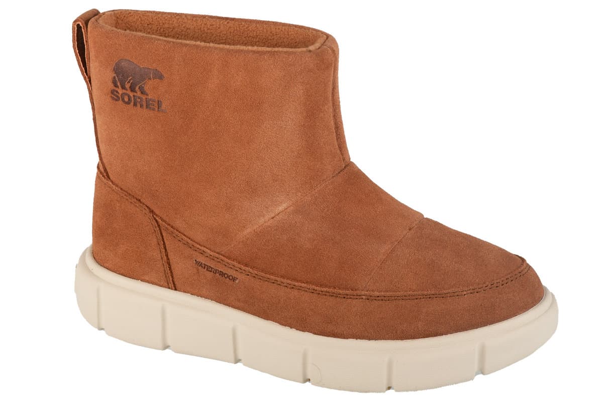 Sorel Explorer III Slip-on WP 2077971242, Damskie, buty zimowe, Brązowy
