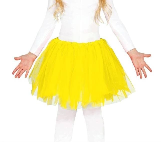 Spódniczka dziecięca tutu żółta 30 cm