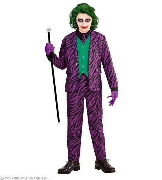 Strój dla dzieci, zły Joker, rozmiar 128