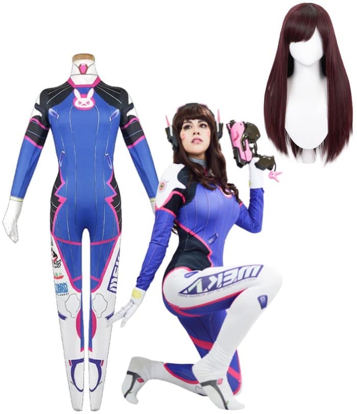 Strój Kostium D.Va Overwatch Anime Cosplay 158/164 S