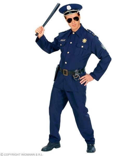 Strój nowojorski policjant, rozmiar xl