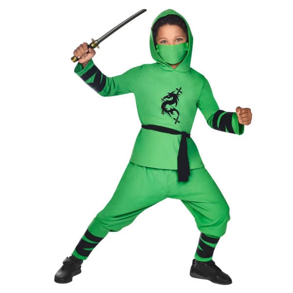 Strój Wojownik Ninja Zielony-104