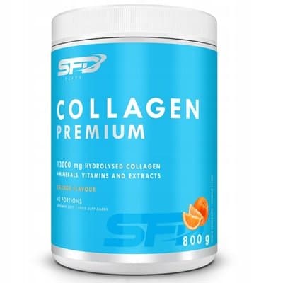 Suplement diety, SFD, Collagen Premium Pomarańcza Kolagen Skóra Kości Paznokcie Włosy, 800g