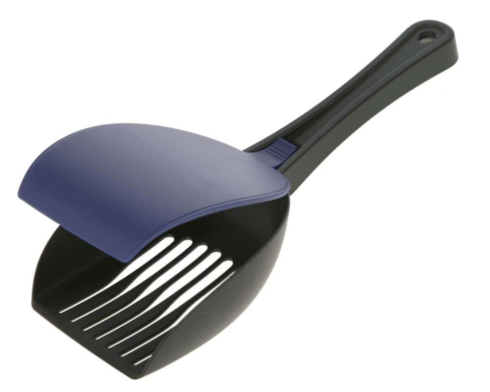 Szufelka do żwirku Shaker, 28 x 10 cm, granatowa, Kerbl