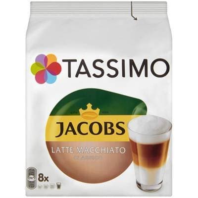 Tassimo, kawa kapsułki Jacobs Latte Macchiato Classico, 8 kapsułek