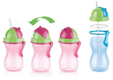Tescoma, Butelka dziecięca ze słomką Bambini, 300 ml