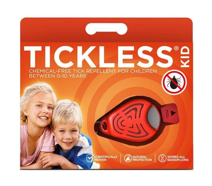 Tickless, Kid, Ultradźwiekowa ochrona przed kleszczami pomarańczowy, 1 szt.