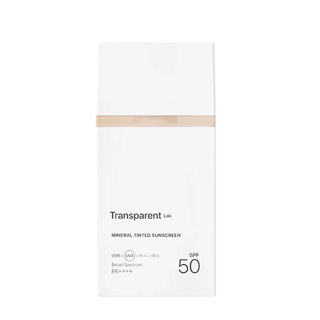 Transparent Lab - Mineral Tinted Sunscreen - Light - Lekki Krem Tonujący z Filtrem SPF 50+