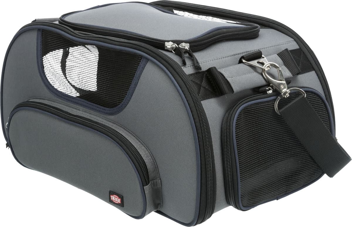 Wings torba, szara/niebieska, 28 × 23 × 46 cm, do transportu lotniczego