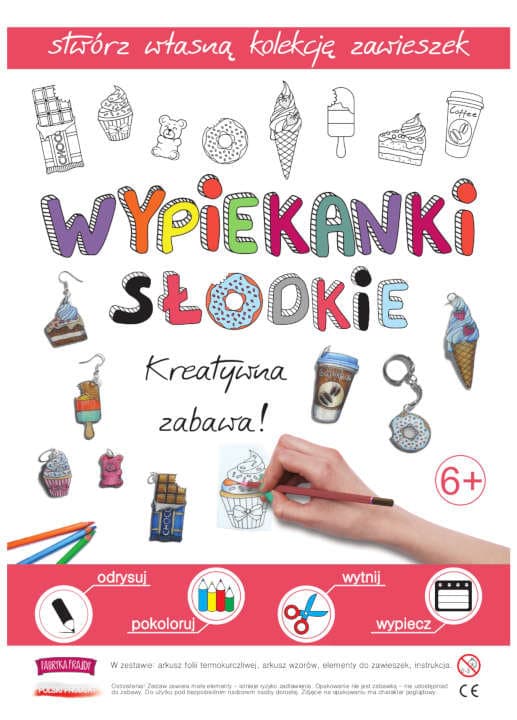 Wypiekanki Słodkie, Zestaw kreatywny do wypiekania własnej kolekcji zawieszek