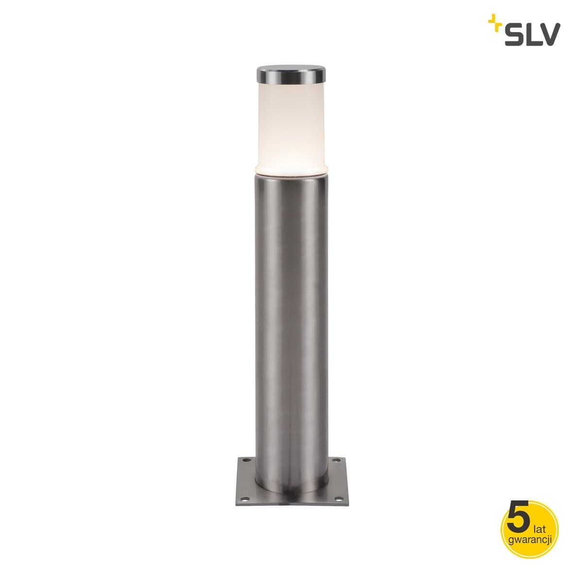 Zewnętrzna lampa stojąca SPOTLINE Trust, 8,6 W, LED, srebrnoszara, barwa biała ciepła, 30x6x6 cm