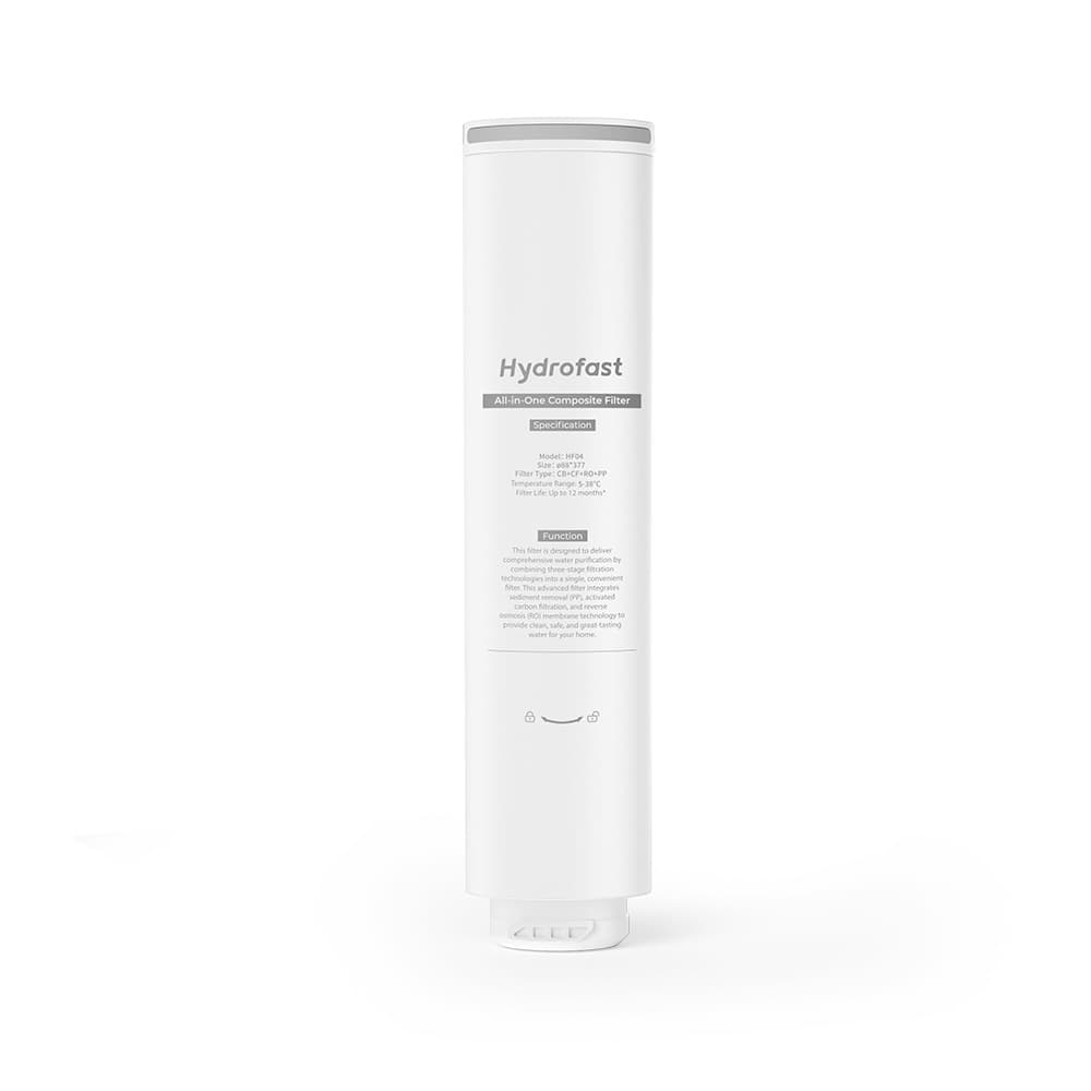 Hydrofast HF04 wkład filtrujący 5-w-1 z filtracją RO 0,0001μm i remineralizacją do oczyszczacza C300 wymiana co 12 miesięcy