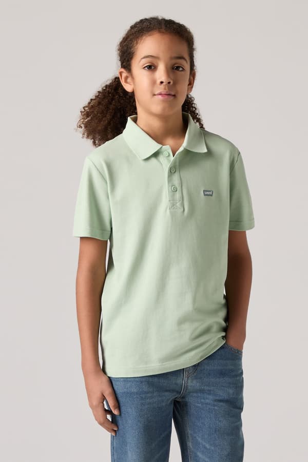 Levi's Teenager Batwing Polo Tee - Mężczyźni - 12A - Green