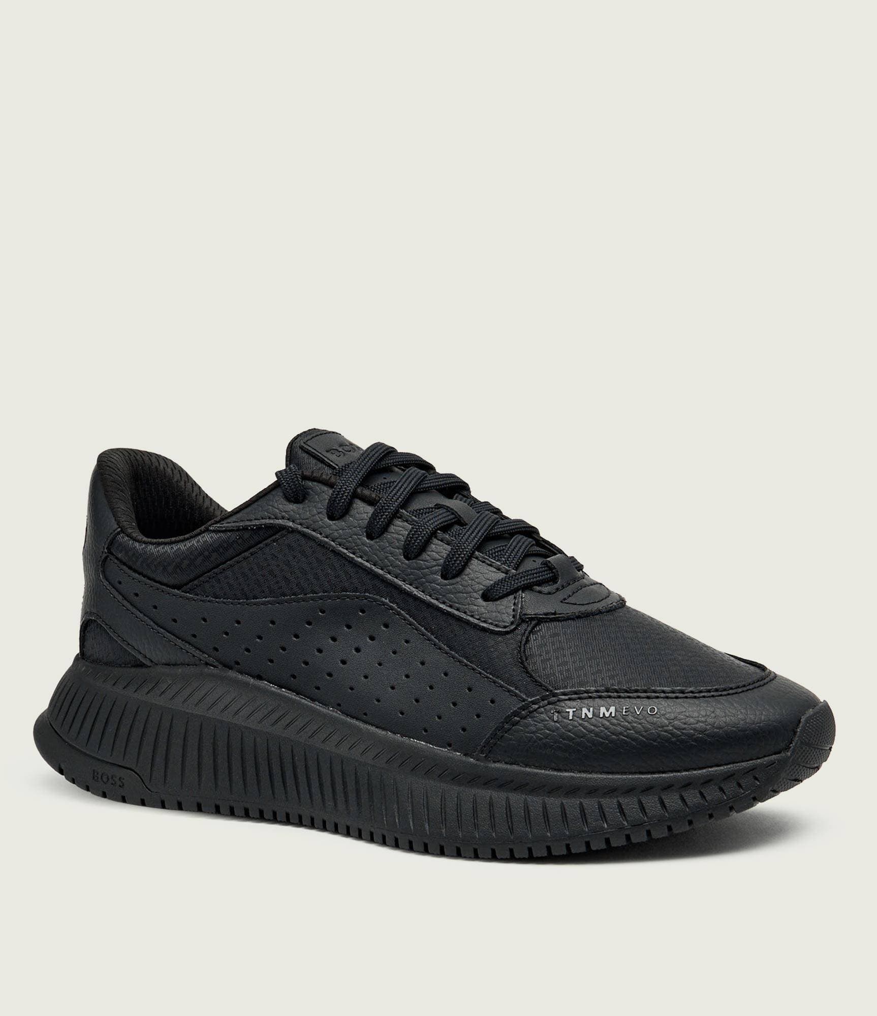 BOSS BLACK Skórzane sneakersy TTNM EVO_Runn_ltnymn