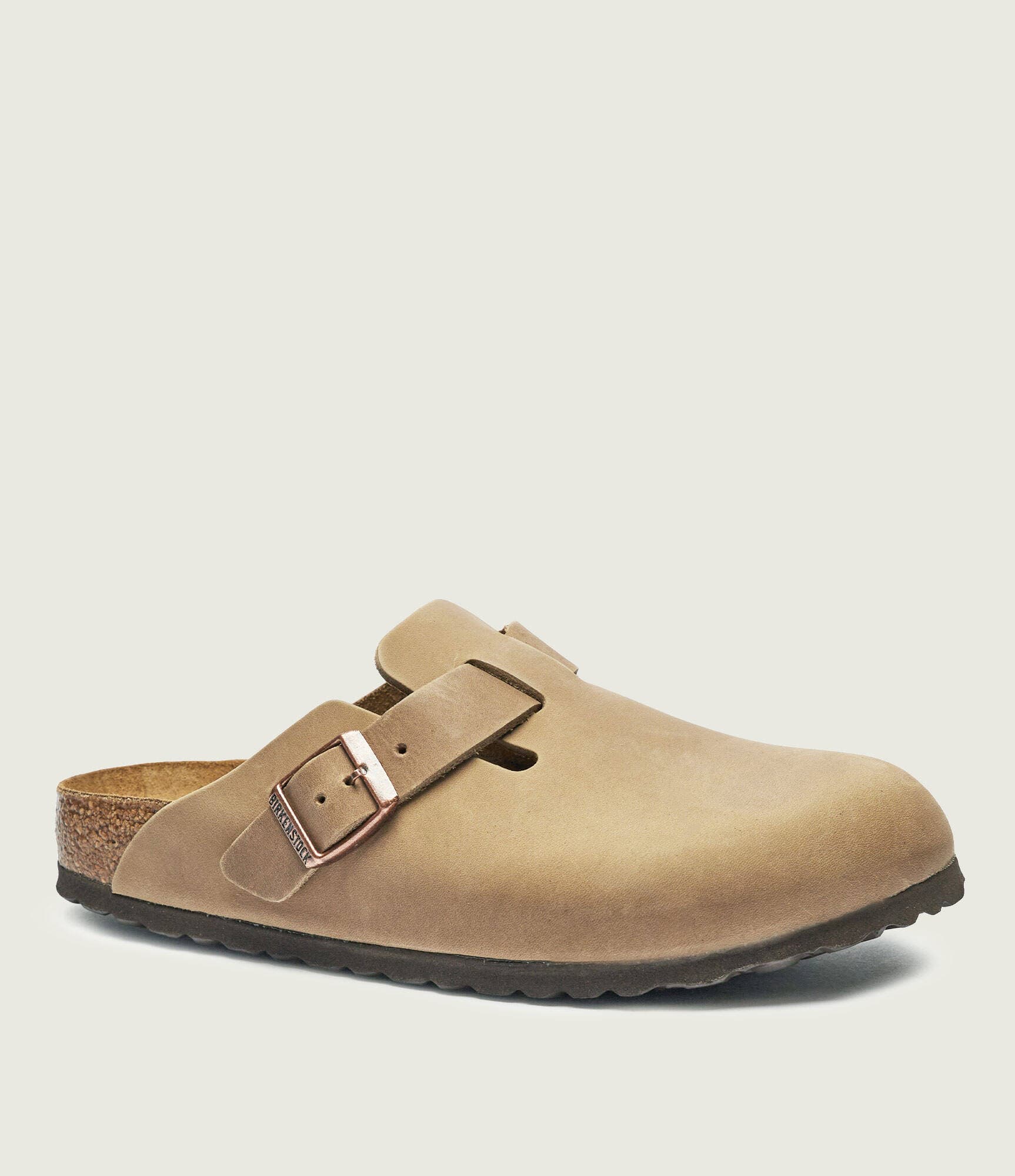 Birkenstock Skórzane mule BOSTON | narrow fit