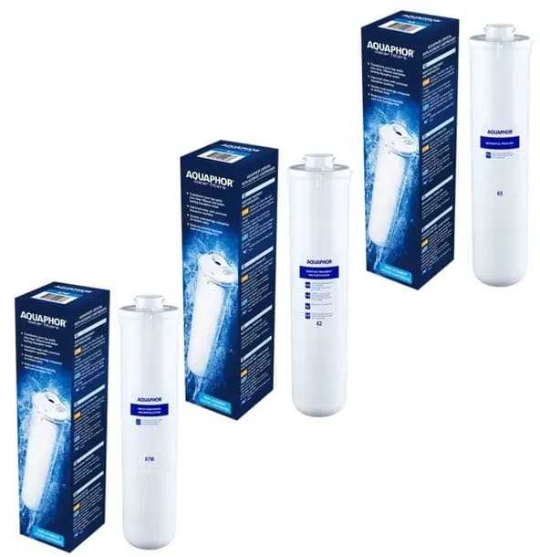 Wkłady filtry K5 K2 K7M do Aquaphor Morion komplet