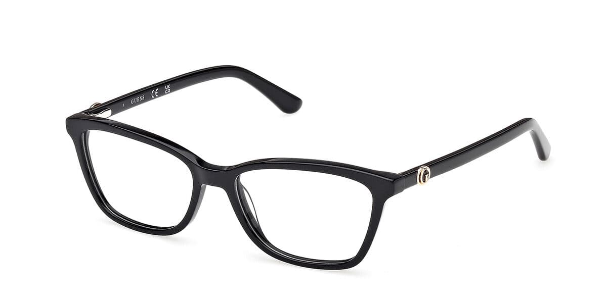 Guess GU50310 001 50 Czarne Damskie Okulary Korekcyjne