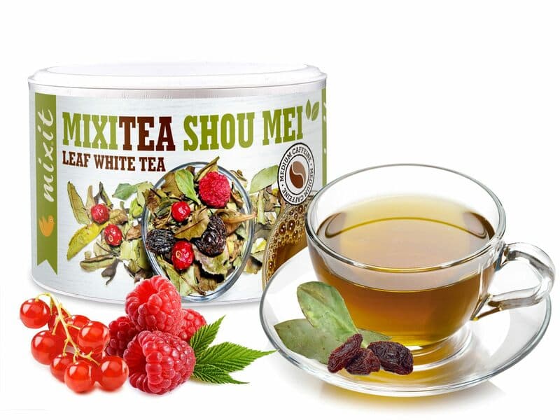 Mixitea - Biała herbata Showman Malina