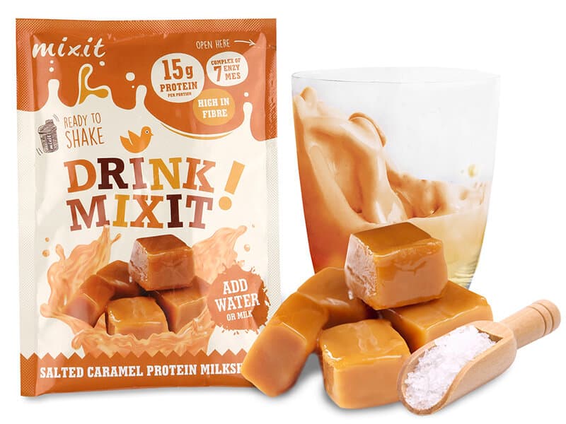 Proteinowy Drink Mixit - Słony karmel