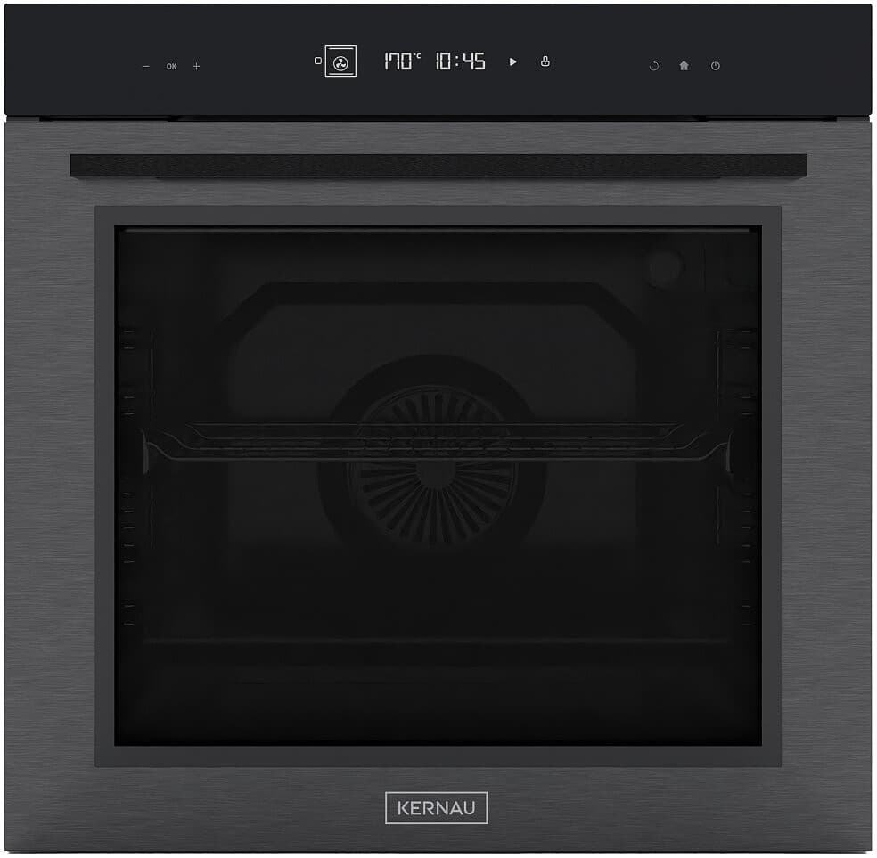 Piekarnik elektryczny Kernau KBO 1281 TC Gun Metal Grill Termoobieg 3D