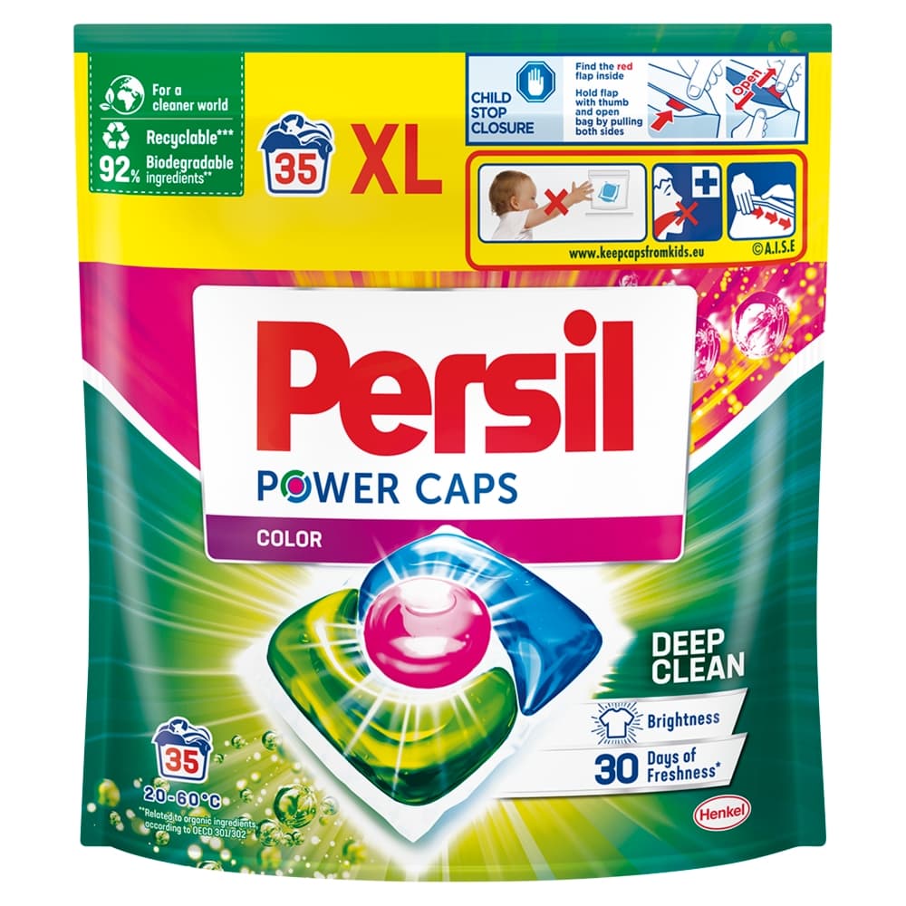 PERSIL POWER CAPS Kapsułki do prania Color 35 szt.