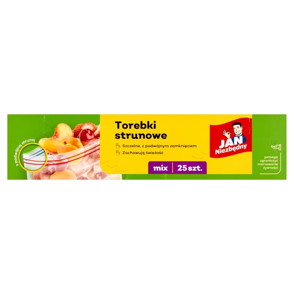 JAN NIEZBĘDNY Torebki strunowe mix 25 szt.