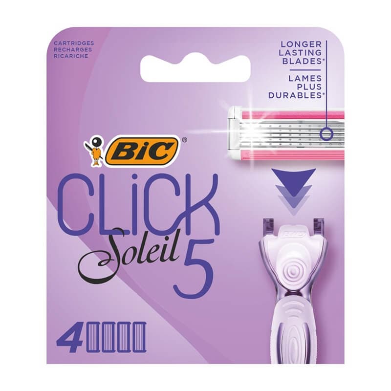 BIC SOLEIL CLICK 5 Wkłady do maszynki do golenia 4 szt.