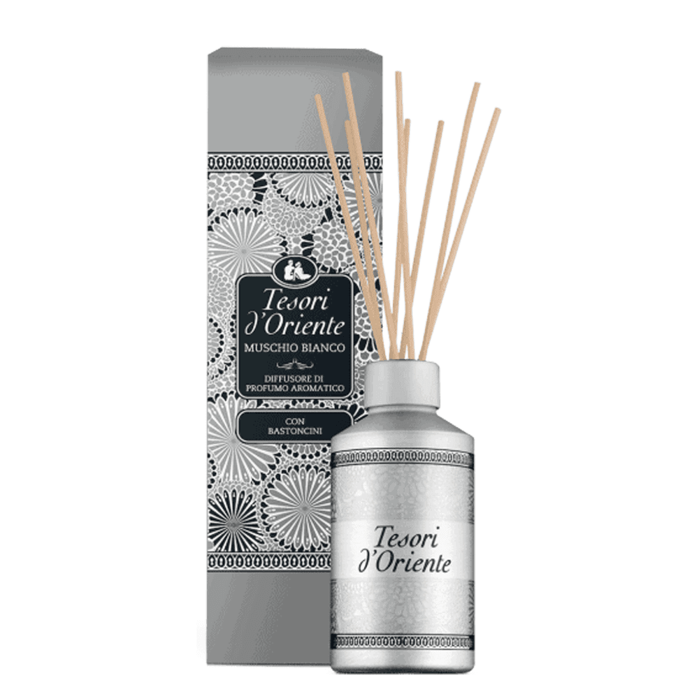TESORI D'ORIENTE Patyczki zapachowe Muschio Bianco 200 ml