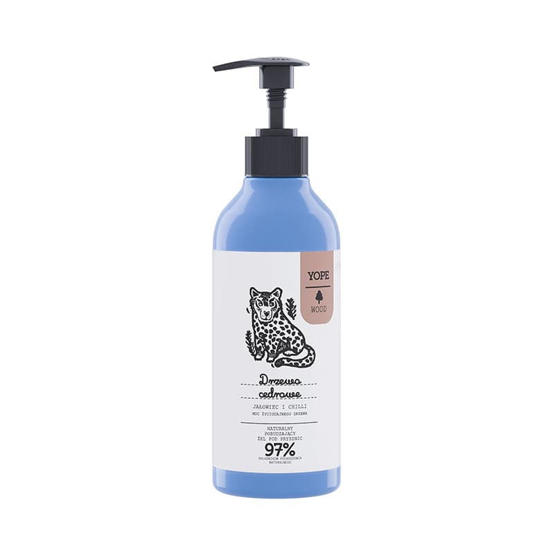 YOPE Żel naturalny pod prysznic Drzewo Cedrowe 400 ml